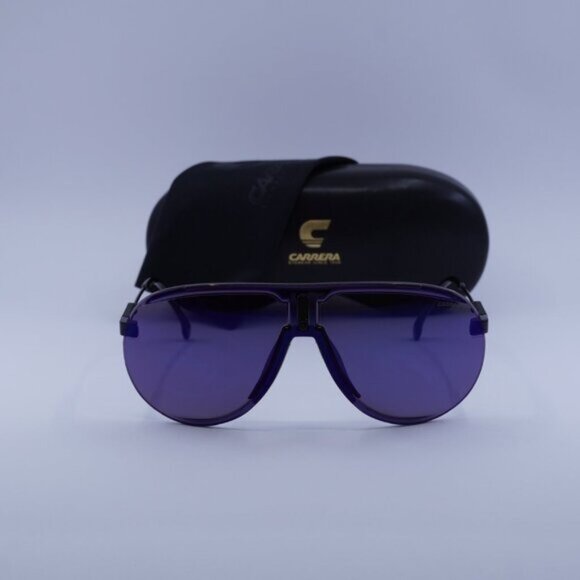 Carrera SUPERCHAMPION D51 XT Shield Sunglasses - Black/Blue/Blue Mirrored - Picture 2 of 12